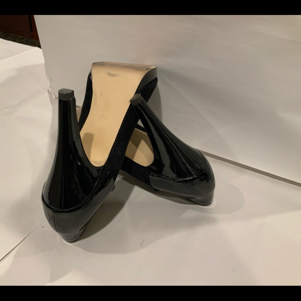 Not for sale Ladies patent and suede heels with ankle strap - Picture 2 of 5